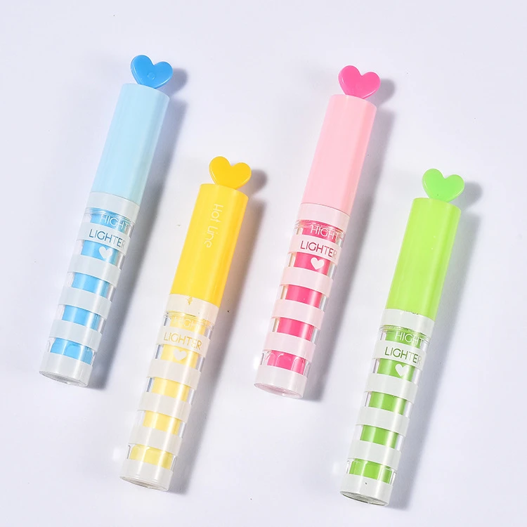 4 Pcs Permen Bintang Warna Hati Stabilo