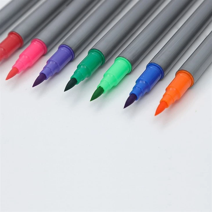 60 Colors Two Tips Felt Water Color Brush